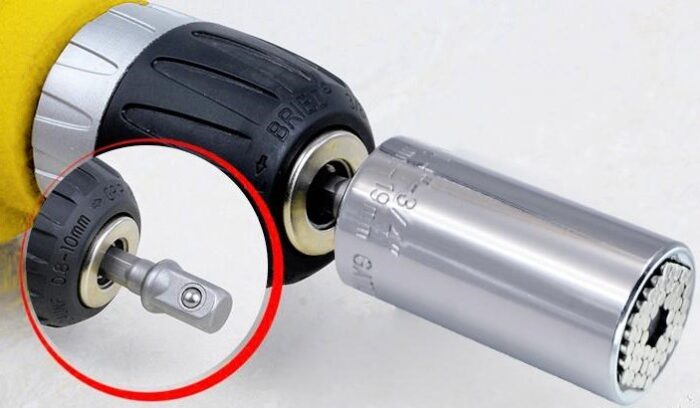 Gator-Grip-Universal-Socket-Wrench-Power-Drill-Adapter-3-Piece-Set-Tool-10