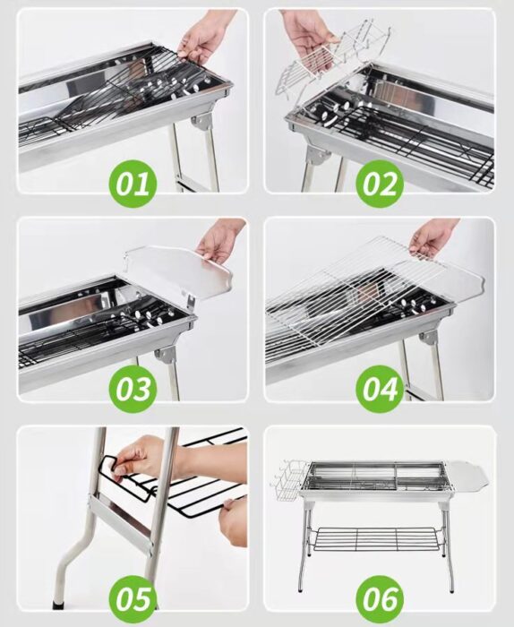 голям грил за въглища